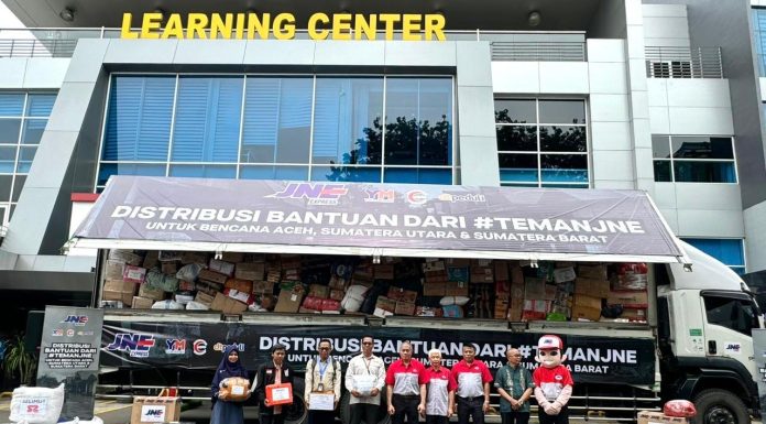 JNE Distribusikan Lebih Dari 500 Ton Bantuan dari #TemanJNE Untuk Korban Bencana Sumatera