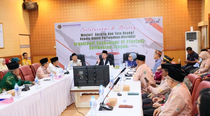 Percepat Sertipikasi Tanah Wakaf di Kalteng, Menteri Nusron: Jangan Sampai Rumah Tuhan Tidak Terurus