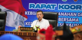 Menteri Nusron Imbau Pemda Kalteng Percepat Pemutakhiran Sertipikat Tanah untuk Cegah Tumpang Tindih