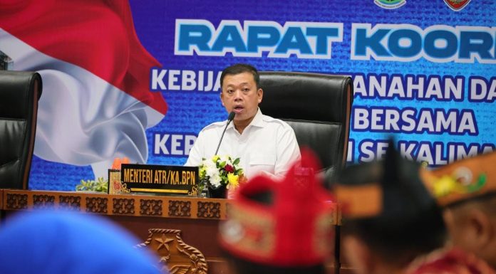 Menteri Nusron Imbau Pemda Kalteng Percepat Pemutakhiran Sertipikat Tanah untuk Cegah Tumpang Tindih