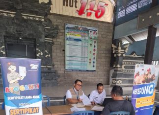 Kantah Jembrana Hadirkan Layanan MEKEPUNG KEBO di Kecamatan Pekutatan