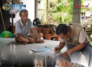 Tim COD Antar Sertipikat ke Desa Batuagung, Kantah Jembrana Wujudkan Layanan Bersih dan Melayani
