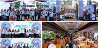 Pegadaian Kanwil VII Denpasar Kembali Berangkatkan 250 Pemudik di Program ‘Mudik Gratis 2026’