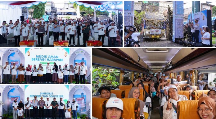 Pegadaian Kanwil VII Denpasar Kembali Berangkatkan 250 Pemudik di Program ‘Mudik Gratis 2026’