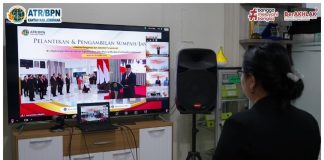Pelantikan dan Pengambilan Sumpah Pejabat di Kantah Jembrana Berlangsung Khidmat