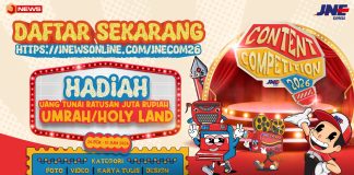 JNE Content Competition 2026 Dibuka, Hadiah Ratusan Juta hingga Umrah & Holy Land