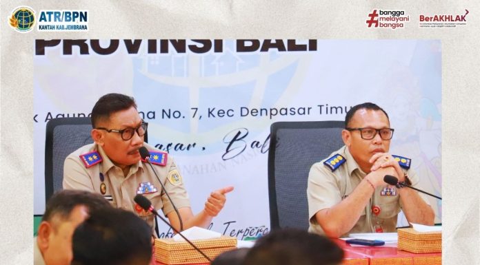 ATR/BPN Jembrana Ikuti Pembahasan Tindak Lanjut Penanganan Permasalahan Pensertipikatan Tanah Aset Pemerintah Daerah Tahun 2026