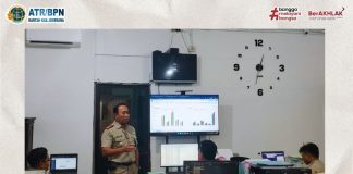 Kepala Kantor Pertanahan Kabupaten Jembrana Pimpin Rapat Pembinaan dan Evaluasi