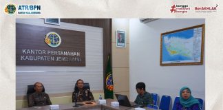 ATR/BPN Jembrana Laksanakan Koordinasi Pembahasan Ruang Terbuka Hijau Bersama OPD Terkait