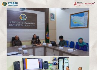 ATR/BPN Jembrana Laksanakan Koordinasi Pembahasan Ruang Terbuka Hijau Bersama OPD Terkait