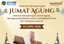 ATR/BPN Jembrana Ucapkan Selamat Hari Raya Jumat Agung