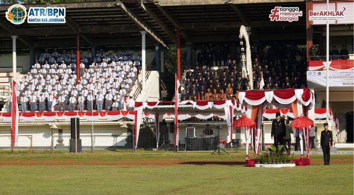 UPACARA PERINGATAN HARI KEBANGKITAN NASIONAL TAHUN 2026 DI KANTOR ATR/BPN KABUPATEN JEMBRANA