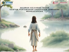 KANTOR ATR/BPN KABUPATEN JEMBRANA MENGUCAPKAN SELAMAT HARI KENAIKAN YESUS KRISTUS