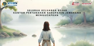 KANTOR ATR/BPN KABUPATEN JEMBRANA MENGUCAPKAN SELAMAT HARI KENAIKAN YESUS KRISTUS