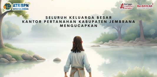KANTOR ATR/BPN KABUPATEN JEMBRANA MENGUCAPKAN SELAMAT HARI KENAIKAN YESUS KRISTUS