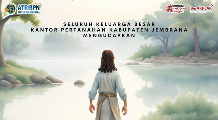 KANTOR ATR/BPN KABUPATEN JEMBRANA MENGUCAPKAN SELAMAT HARI KENAIKAN YESUS KRISTUS