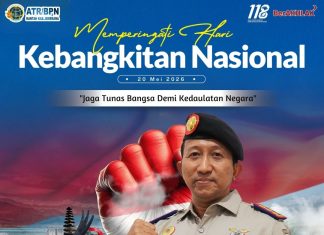 KANTOR ATR/BPN KABUPATEN JEMBRANA MENGUCAPKAN SELAMAT HARI KEBANGKITAN NASIONAL TAHUN 2026