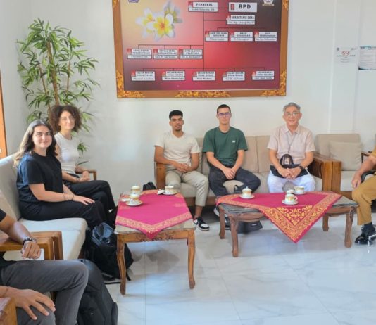 Bersama ITB STIKOM Bali, Mahasiswa Internship dari Montpellier Prancis Melakukan Pengembangan Desa Digital di Desa Punggul Badung