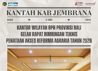 KANTOR WILAYAH BPN PROVINSI BALI GELAR BIMBINGAN TEKNIS PENATAAN AKSES REFORMA AGRARIA TAHUN 2026