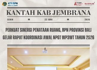 RAPAT NERACA PENATAGUNAAN TANAH (NPGT) KECAMATAN WILAYAH PESISIR, PULAU-PULAU KECIL, PERBATASAN, DAN WILAYAH TERTENTU (WP3WT) PROVINSI BALI TAHUN 2026