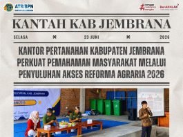 PIODALAN PADMASANA KANTOR PERTANAHAN KABUPATEN JEMBRANA