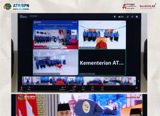 PENGAMBILAN SUMPAH/JANJI PNS DAN PELANTIKAN PEJABAT FUNGSIONAL DI LINGKUNGAN KEMENTERIAN ATR/BPN