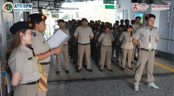 APEL RUTIN SENIN, 8 JUNI 2026 DI KANTOR ATR/BPN KABUPATEN JEMBRANA