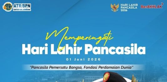 KANTOR ATR/BPN KABUPATEN JEMBRANA MEMPERINGATI HARI LAHIR PANCASILA TAHUN 2026