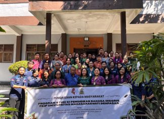Prodi Pendidikan Bahasa Inggris UNMAS Denpasar Gelar Workshop Deep Learning Berbasis Kearifan Lokal Bali di SMPN 9 Denpasar