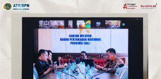 KEPALA KANTOR PERTANAHAN KABUPATEN JEMBRANA IKUTI RAPAT PERSIAPAN PENYERAHAN 100.000 SERTIPIKAT BAGI MASYARAKAT BERPENGHASILAN RENDAH (MBR)