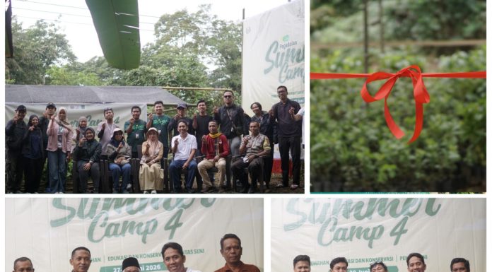 PT Pegadaian (Persero) Area Pulau Sumbawa Resmikan Rumah Bibit dan Serahkan Bantuan 1.000 Bibit Kopi pada Summer Camp IV di Riamau Wawo
