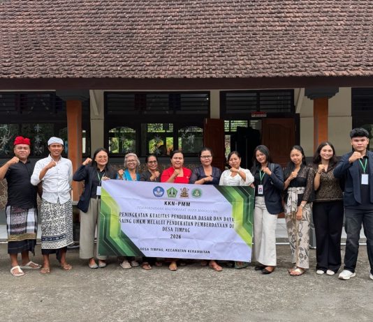 KKN PMM UNMAS Denpasar Hadirkan Program Pemberdayaan Pendidikan Dasar dan Penguatan UMKM di Desa Timpag