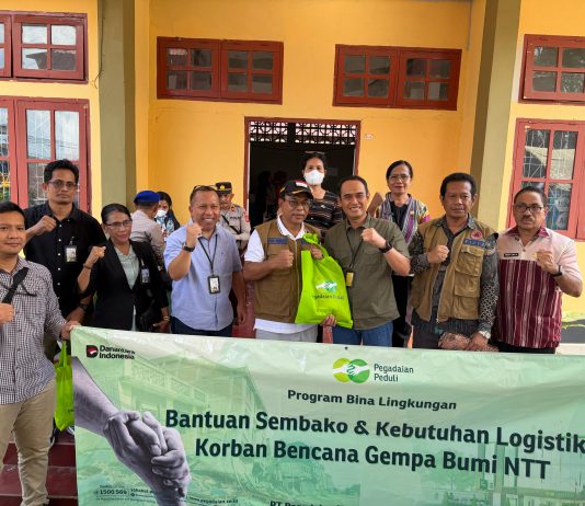 Respons Cepat Gempa NTT, Pegadaian Salurkan Bantuan Tanggap Darurat Melalui Program Pegadaian Peduli