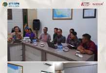 Kantor Pertanahan Kabupaten Jembrana Ikuti Monitoring dan Evaluasi Kearsipan, Pengaduan, serta Strategi Komunikasi oleh Kanwil BPN Provinsi Bali