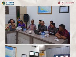 Kantor Pertanahan Kabupaten Jembrana Ikuti Monitoring dan Evaluasi Kearsipan, Pengaduan, serta Strategi Komunikasi oleh Kanwil BPN Provinsi Bali