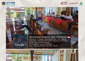 Kantor Pertanahan Kabupaten Jembrana Hadirkan Layanan Mekepung di Desa Tegalbadeng Barat