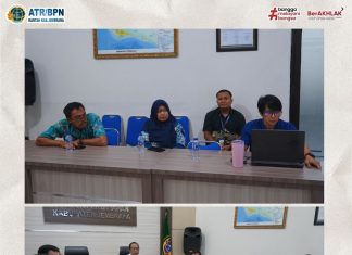 Kantor Pertanahan Kabupaten Jembrana Ikuti Rapat Tindak Lanjut Implementasi Peralihan Hak Terintegrasi (PERINTIS) 10 Hari Secara Daring