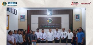 KUNJUNGAN WAMEN ATR/WAKA BPN KE KANTOR PERTANAHAN KABUPATEN JEMBRANA
