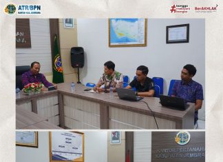 KANTOR PERTANAHAN KABUPATEN JEMBRANA PERKUAT SINERGI DAN PENYAMAAN PERSEPSI BERSAMA KANTOR JASA SURVEYOR BERLISENSI (KJSB)