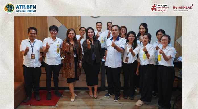 Kantor Pertanahan Kabupaten Jembrana Gelar Sharing Session Service Excellent untuk Tingkatkan Kualitas Pelayanan