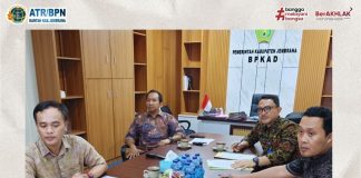 Kantor Pertanahan Kabupaten Jembrana Perkuat Sinergi dengan BPKAD dalam Pengelolaan Pertanahan
