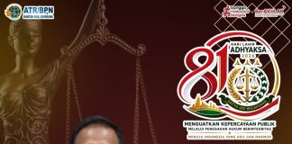 KANTOR PERTANAHAN KABUPATEN JEMBRANA MENGUCAPKAN SELAMAT HUT KEJAKSAAN RI KE-81