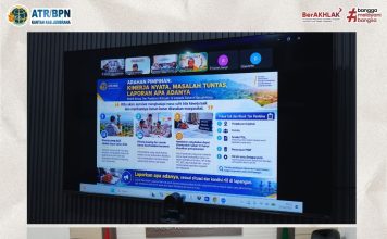 Kantor Pertanahan Kabupaten Jembrana Ikuti Rapat Monitoring, Evaluasi, dan Pembinaan Kinerja secara Daring