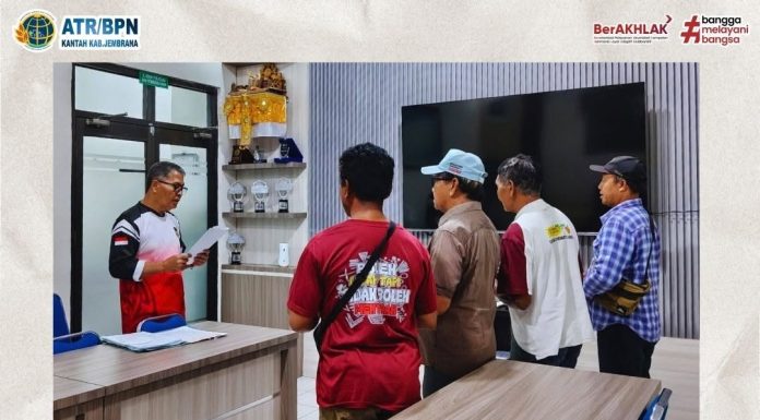 Pengambilan Sumpah Sertipikat Pengganti Karena Hilang, Kantah Jembrana Pastikan Pelayanan Sesuai Prosedur