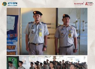 Apel Hari Senin, Kantah Jembrana Perkuat Disiplin dan Komitmen Pelayanan Publik