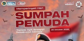 Kantor Pertanahan Kabupaten Jembrana Mengucapkan Selamat Memperingati Hari Sumpah Pemuda
