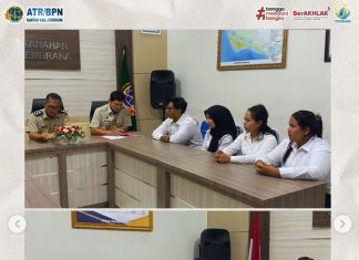 Penerimaan Peserta Magang Hub Kemenaker di Lingkungan Kantor Pertanahan Kabupaten Jembrana
