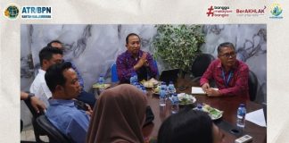 Sosialisasi Persiapan Peralihan Hak Terintegrasi (PERINTIS) 10 Hari & Pembinaan PPAT di Lingkungan Kantor Pertanahan Kabupaten Jembrana