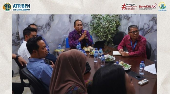 Sosialisasi Persiapan Peralihan Hak Terintegrasi (PERINTIS) 10 Hari & Pembinaan PPAT di Lingkungan Kantor Pertanahan Kabupaten Jembrana