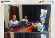 Layanan Mekepung Kantor Pertanahan Kabupaten Jembrana Hadir di Desa Tegalbadeng Timur